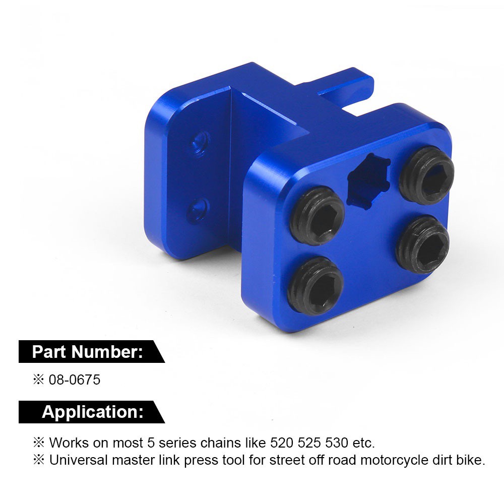 Motorcycle ATV Main Link Stamping Tool (Applicable To 5 Series Chain 520, 525, 530)