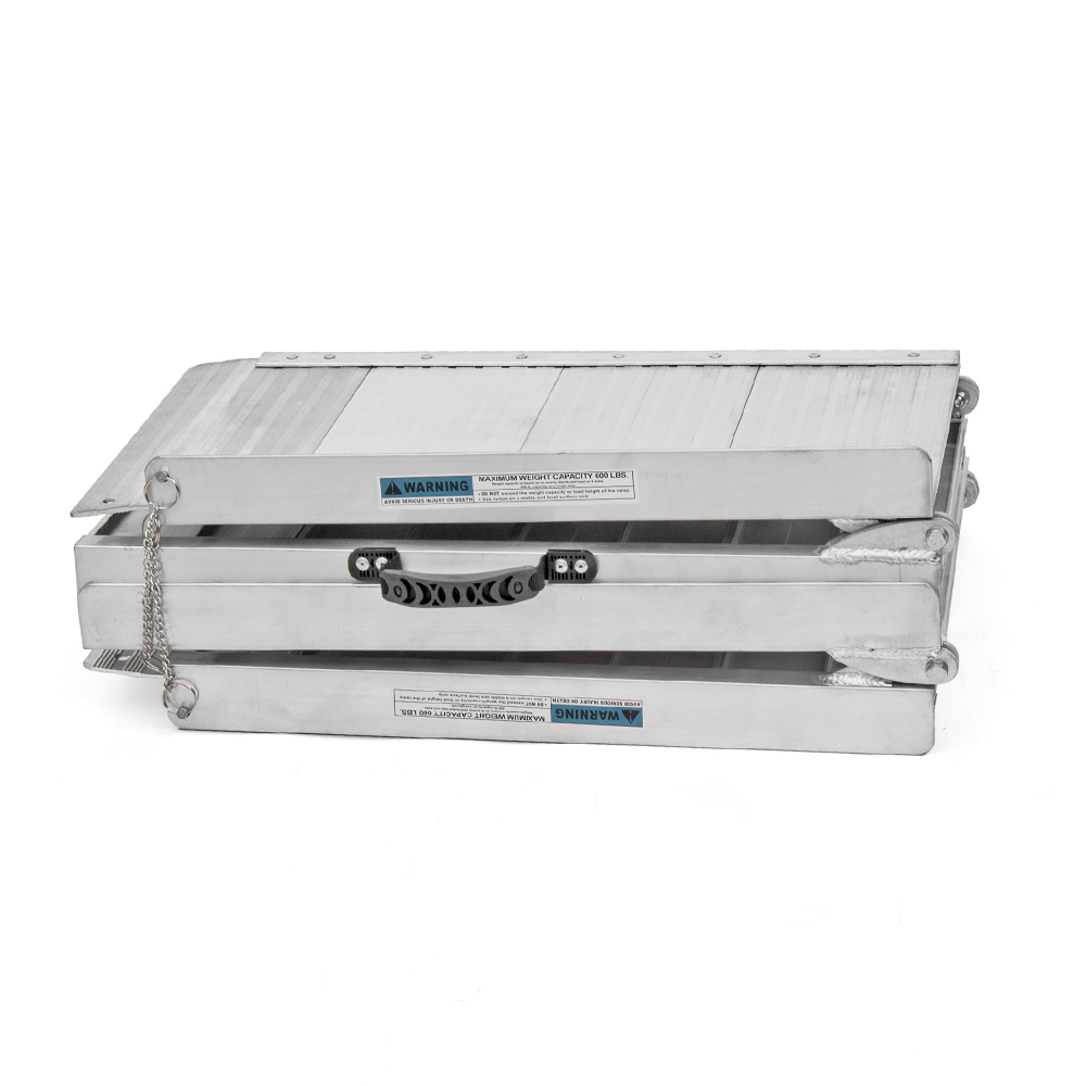 Motorcycle Portable Folding Aluminium Loading Wheel Chair Ramp